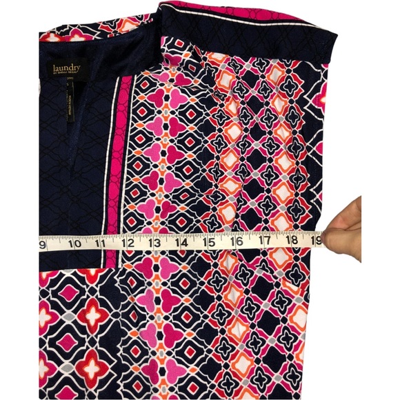 Laundry by Shelli Segal Sheath Multi Color Geometric Dress - S - Picture 10 of 11